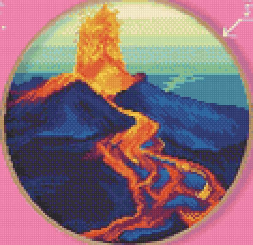 вулкан - вулкан, извержение - предпросмотр