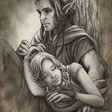 Схема вышивки «Rest a While»