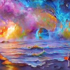 Схема вышивки «вселенная»