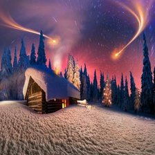 Схема вышивки «звездопад»