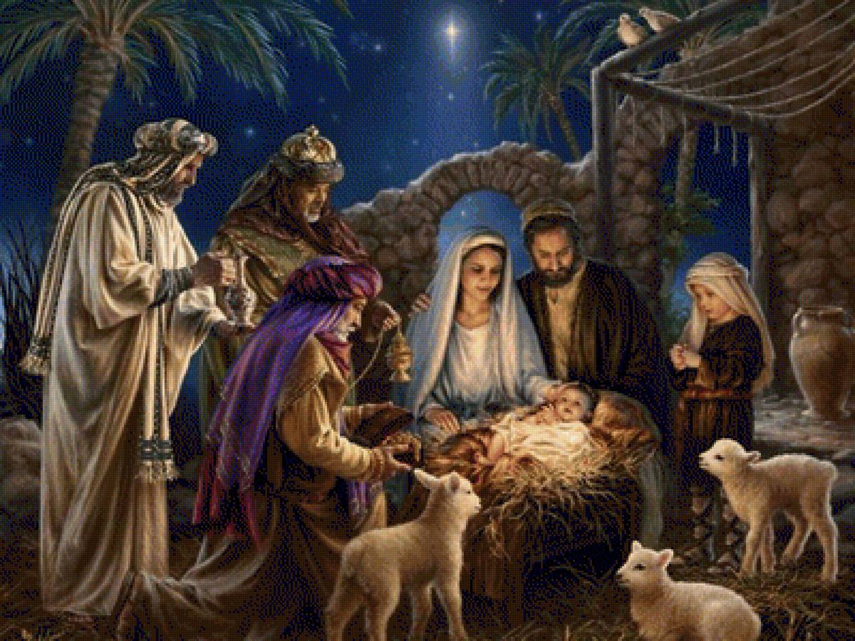 Схема вышивки "Holy Nativity" (№ 2313378) .