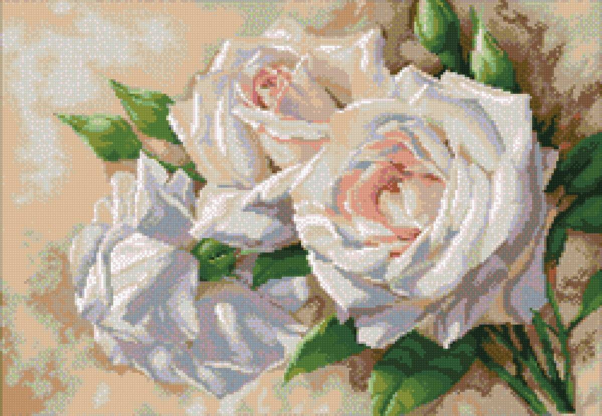 БЕЛЫЕ РОЗЫ - denecs - предпросмотр