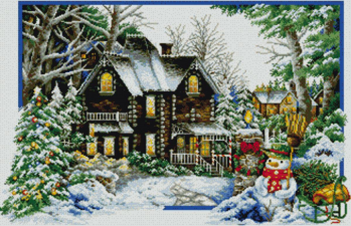 ДОМИК ЗИМОЙ - denecs - предпросмотр