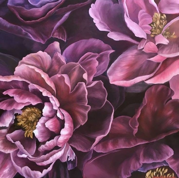 Пионы - оригинал