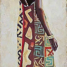 Схема вышивки «African Lady»