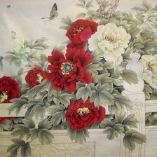 Схема вышивки «Цветы»