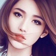 Схема вышивки «สาวสวย»