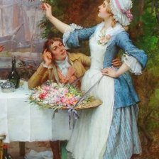 Схема вышивки «dame»