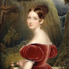 Схема вышивки «dame»