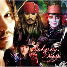 Схема вышивки «Джони Депп (роли)»