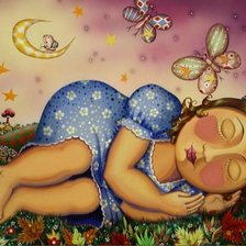 Схема вышивки «Carolina Cuadrillero durmiente»