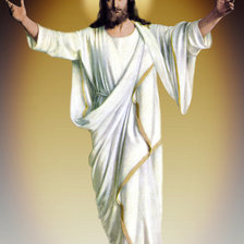 Оригинал схемы вышивки «Иисус» (№2316139)