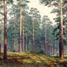 Схема вышивки «пейзаж»