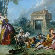 Схема вышивки «alla fontana»