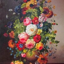 Схема вышивки «Букет»