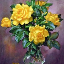 Схема вышивки «Розы»