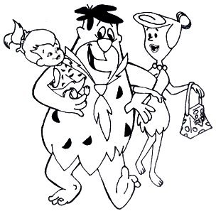 los picapiedra monocolor - оригинал