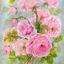 Схема вышивки «Розы»