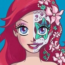 Схема вышивки «sirenita halloween»