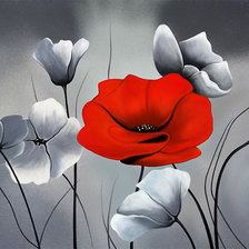 Схема вышивки «цветы»