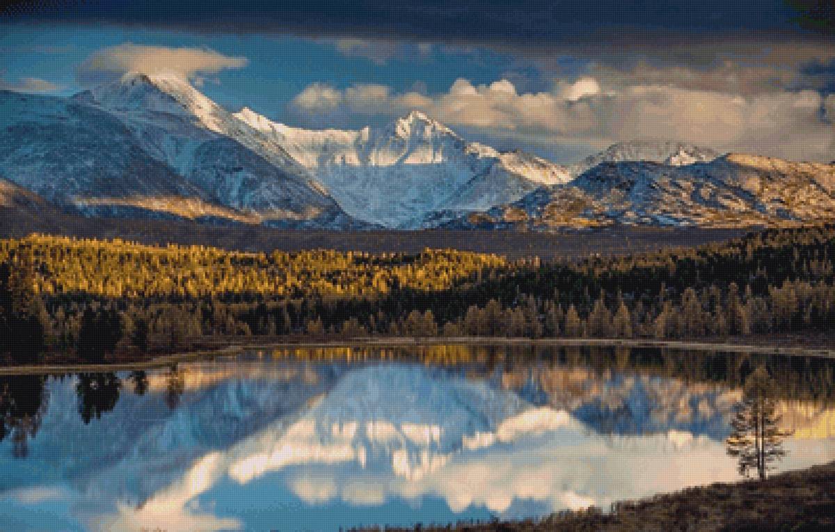 горное озеро - предпросмотр