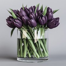 Схема вышивки «Фиолетовые тюльпаны.»