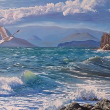 Схема вышивки «MAR.»