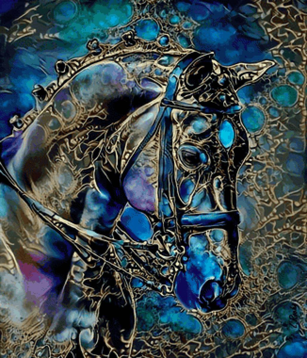 Cavalo. - pintura.arte. - предпросмотр