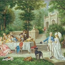 Схема вышивки «festa al castello»