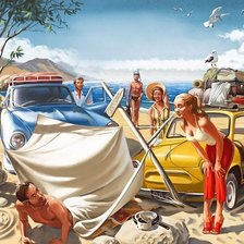 Оригинал схемы вышивки «на море в. барыкин» (№2318531)