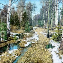 Схема вышивки «Весна»