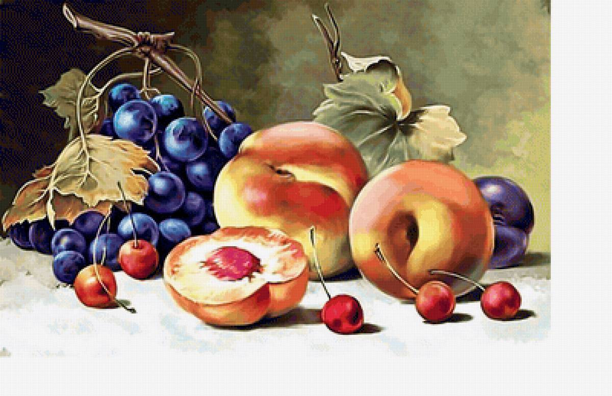 Натюрморт. - натюрморт, фрукты, живопись. - предпросмотр