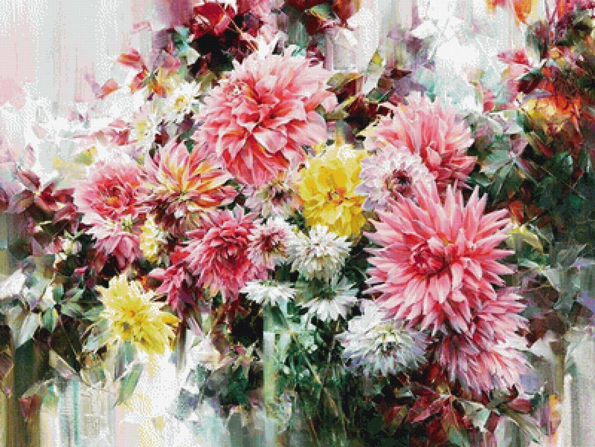 георгины - предпросмотр