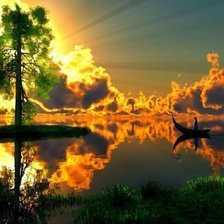 Схема вышивки «природа»