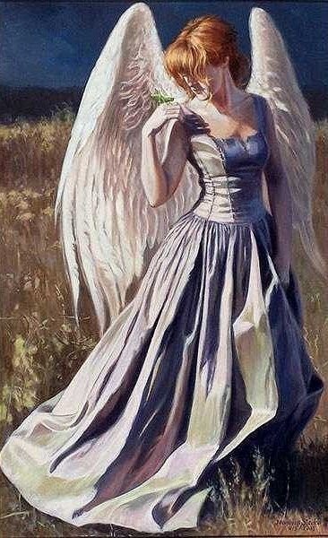 ангел-девушка дж.сирко-филиповска - девушка - оригинал