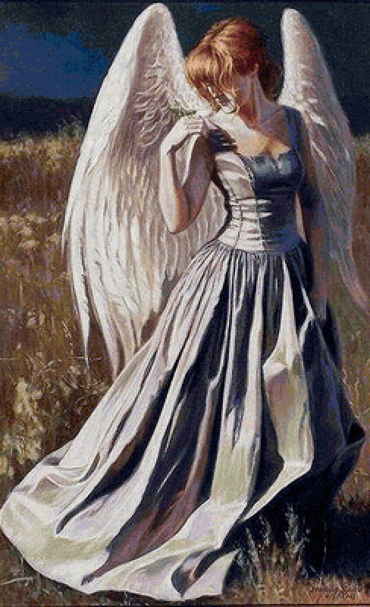 ангел-девушка дж.сирко-филиповска - девушка - предпросмотр