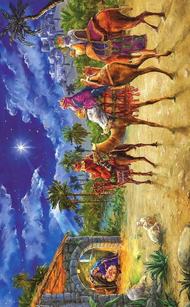 МАРЧЕЛЛО КОРТИ. МУДРЕЦЫ С ВОСТОКА - религия, картины - оригинал