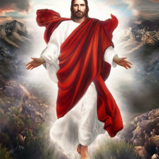 Оригинал схемы вышивки «Иисус Христос» (№2320659)