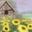 Предпросмотр схемы вышивки «Plantação de girassóis.» (№2321082)