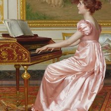 Схема вышивки «dame»