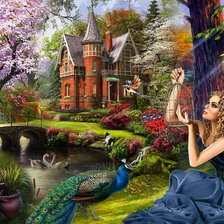 Схема вышивки «bella ragazza»