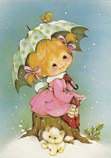 Muñequita con paraguas - оригинал