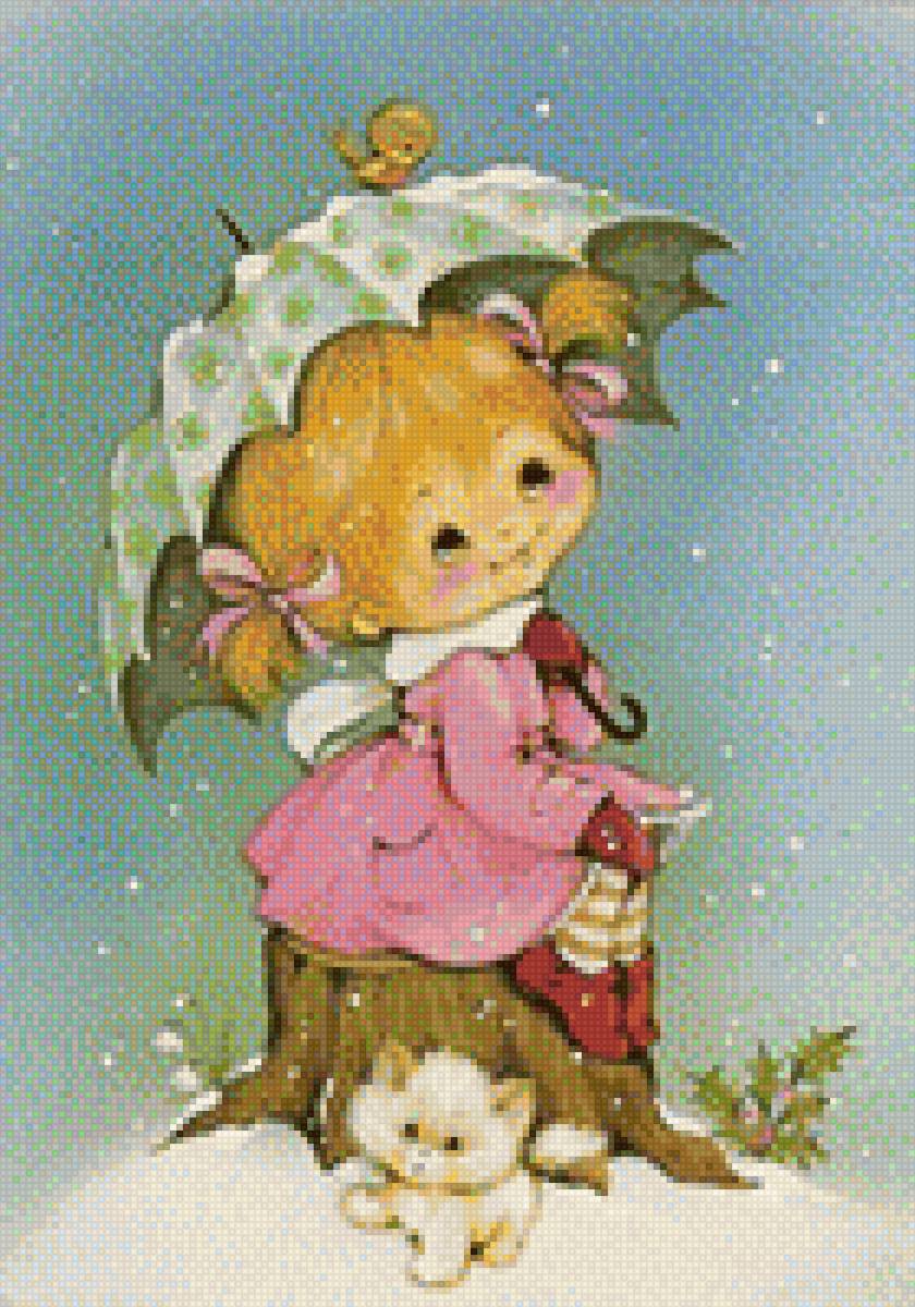 Muñequita con paraguas - предпросмотр