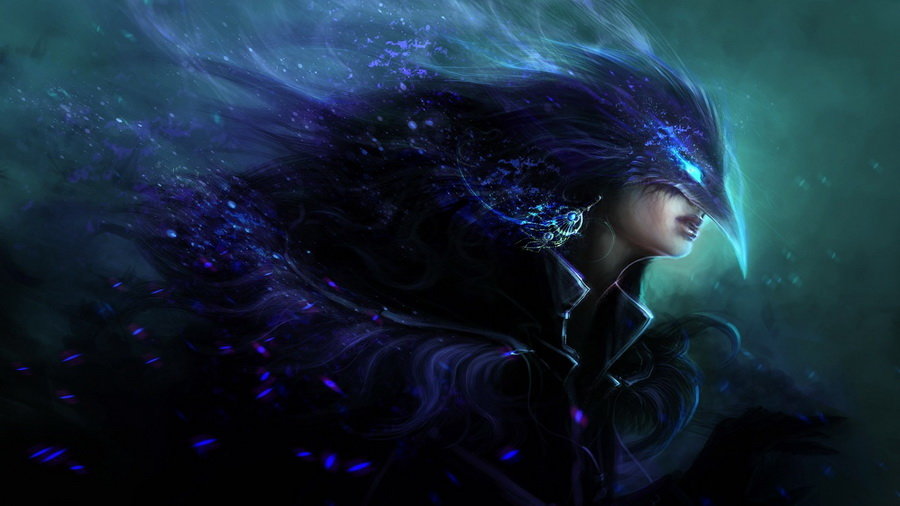 Птица Ночь - колдунья, полет, ночь, птица, волшебство, сон, сказка - оригинал