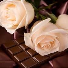 Схема вышивки «розы и шоколад»