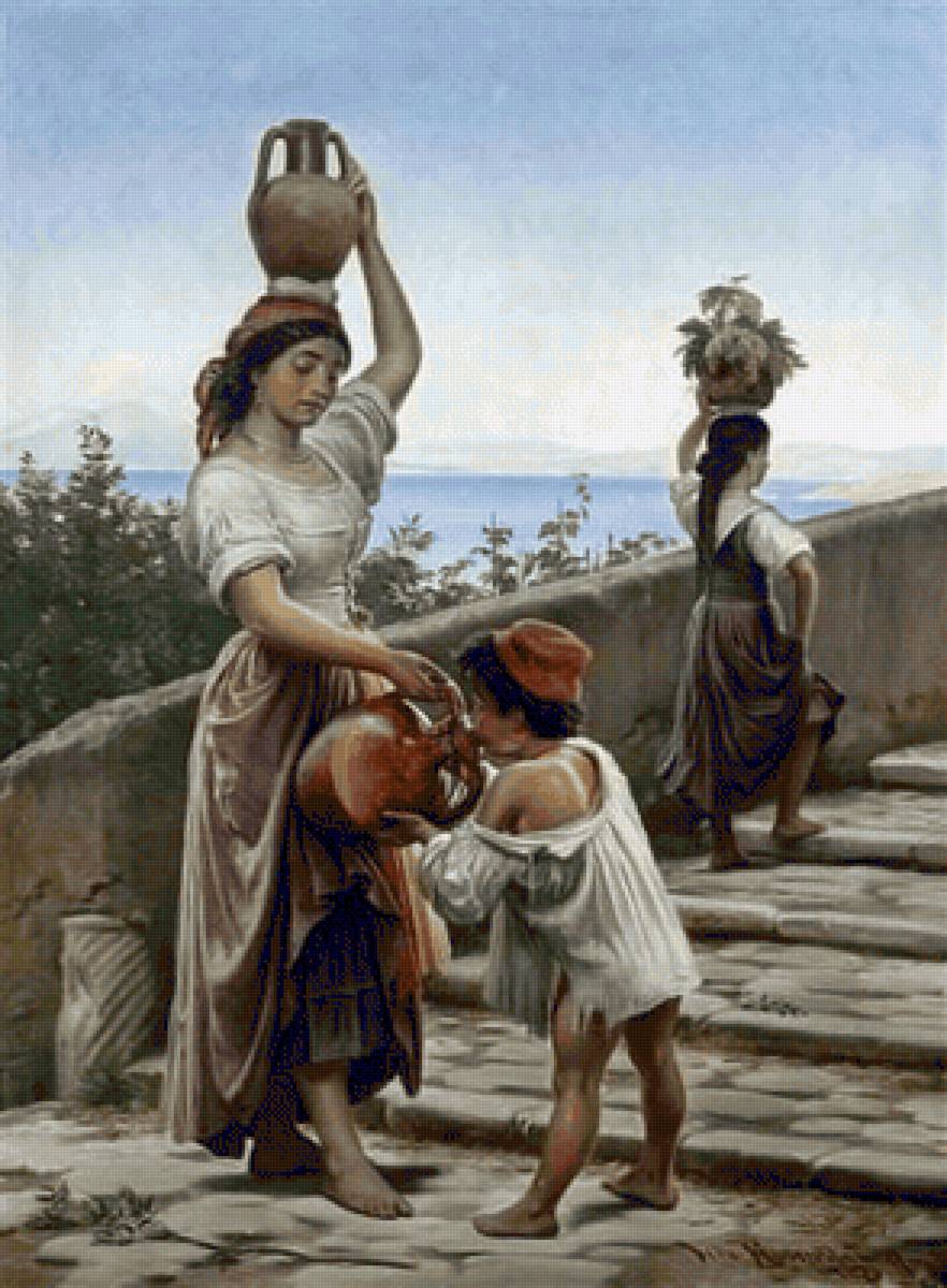 Repartiendo agua - personas - предпросмотр