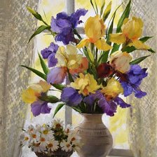 Схема вышивки «Цветы»