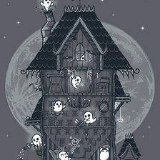 Схема вышивки «Призраки»