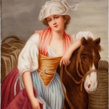 Схема вышивки «dame»