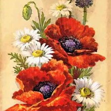 Схема вышивки «Цветы»